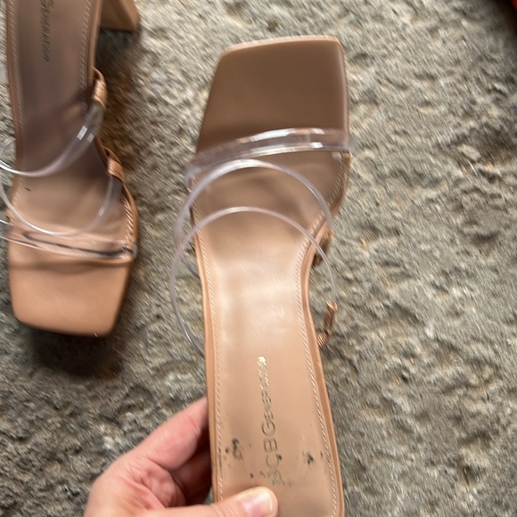 3 clear strap Naked Shoe - Picture 2 of 5